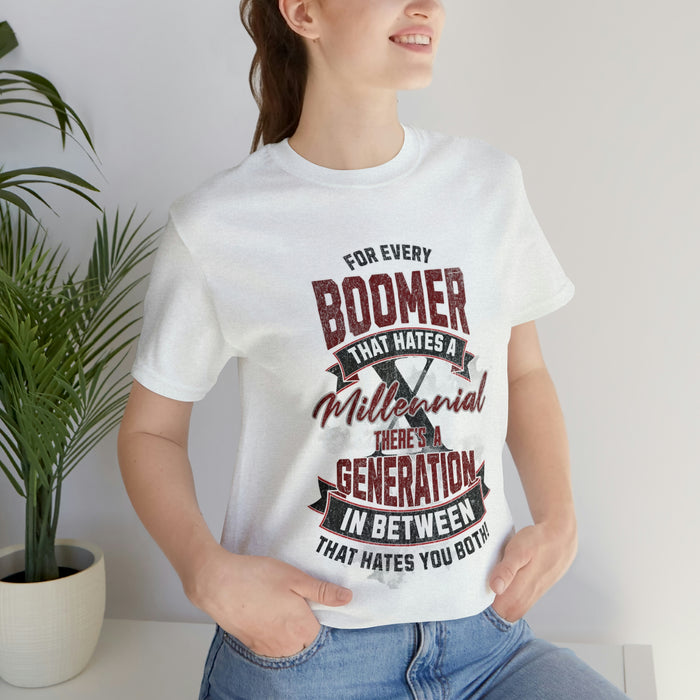 Unisex Jersey Short Sleeve Tee - Boomer