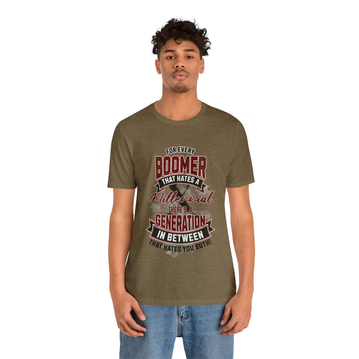 Unisex Jersey Short Sleeve Tee - Boomer