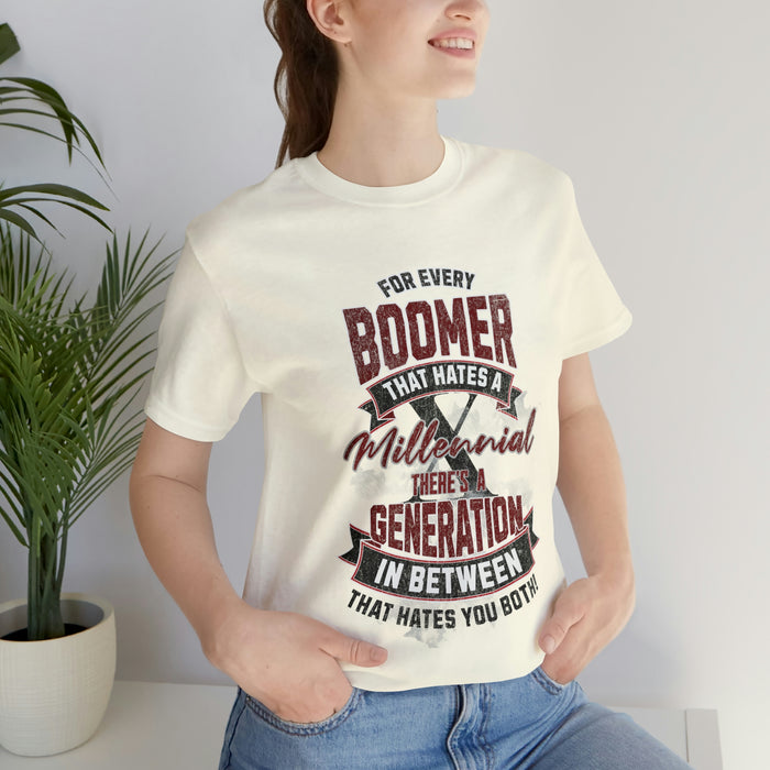 Unisex Jersey Short Sleeve Tee - Boomer