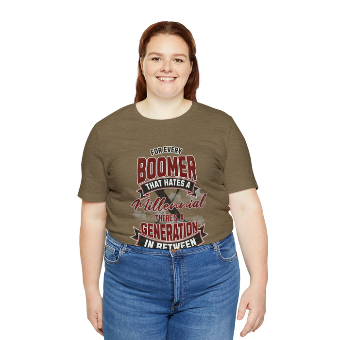 Unisex Jersey Short Sleeve Tee - Boomer