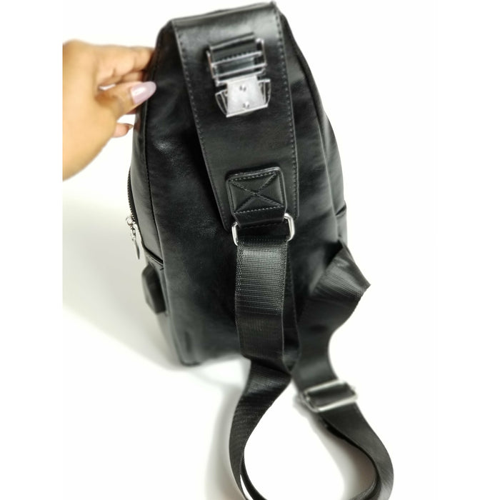 Bellamy Black Backpack  | Nacelo Boutique