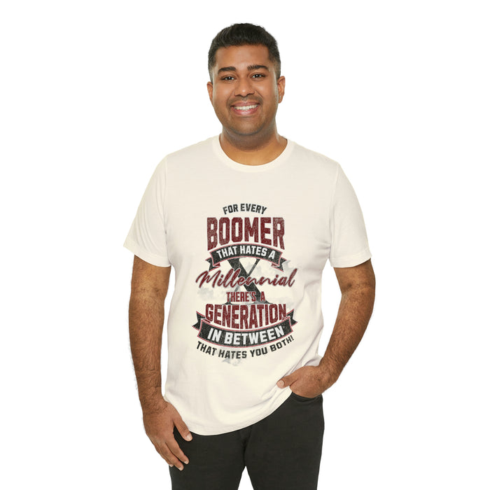 Unisex Jersey Short Sleeve Tee - Boomer