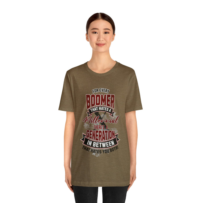 Unisex Jersey Short Sleeve Tee - Boomer