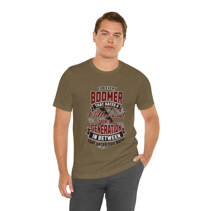 Unisex Jersey Short Sleeve Tee - Boomer