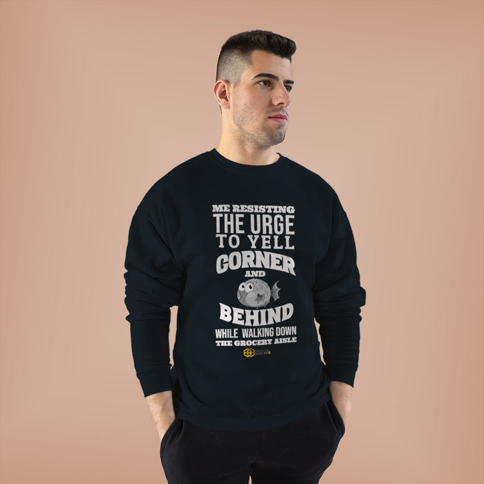 "Corner and Behind" Long Sleeve Sweatshirt