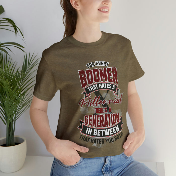 Unisex Jersey Short Sleeve Tee - Boomer