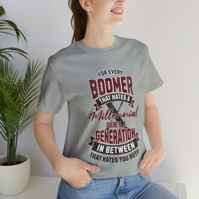 Unisex Jersey Short Sleeve Tee - Boomer