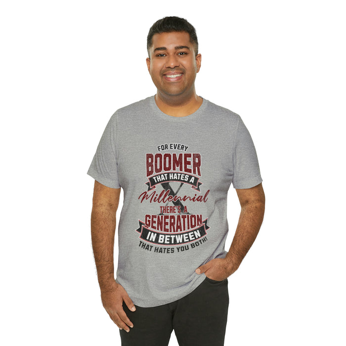 Unisex Jersey Short Sleeve Tee - Boomer