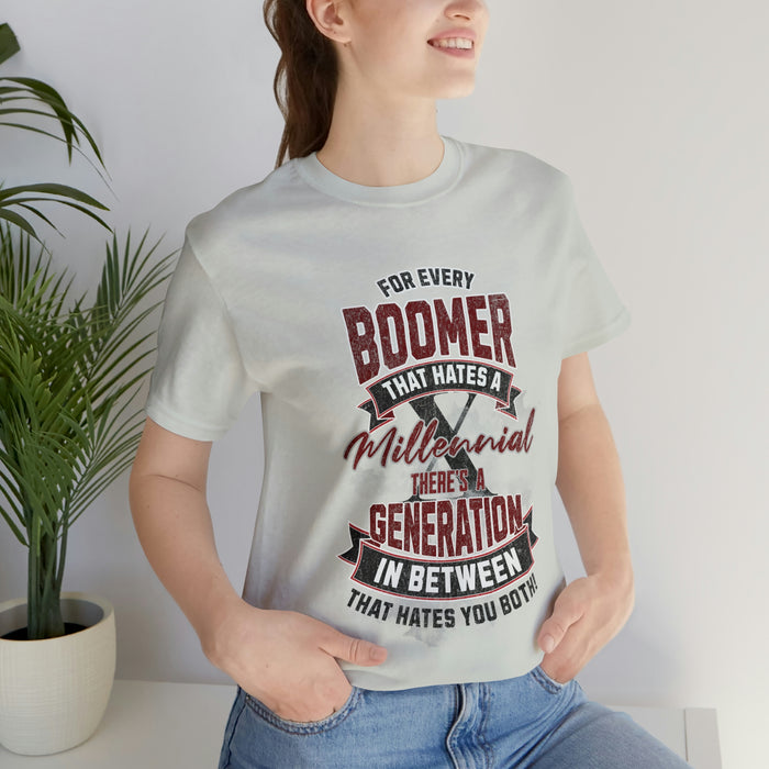 Unisex Jersey Short Sleeve Tee - Boomer