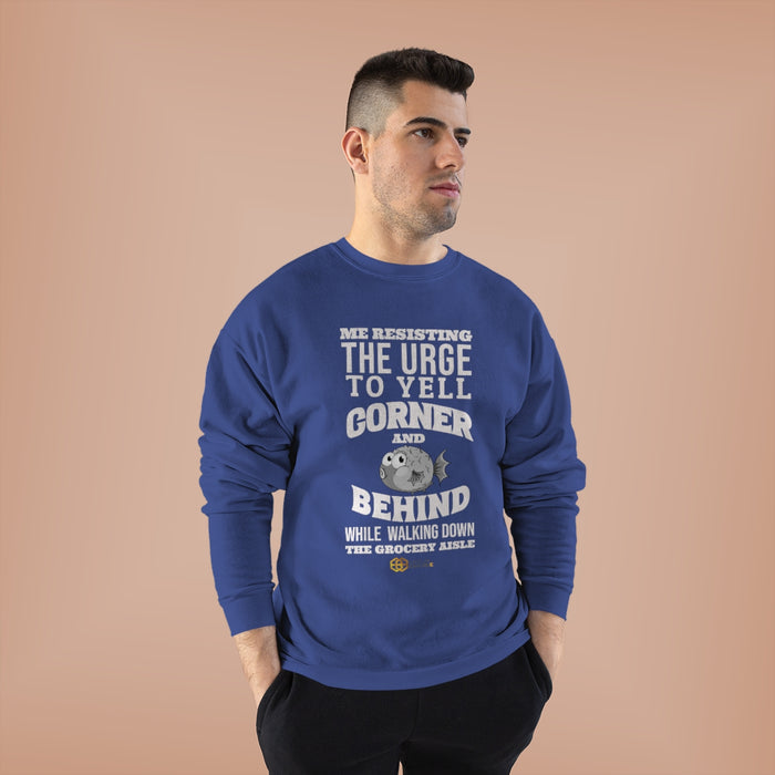 "Corner and Behind" Long Sleeve Sweatshirt