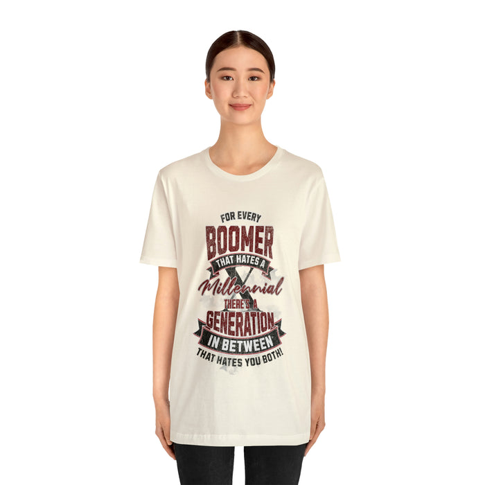 Unisex Jersey Short Sleeve Tee - Boomer