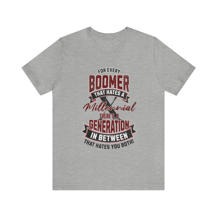 Unisex Jersey Short Sleeve Tee - Boomer