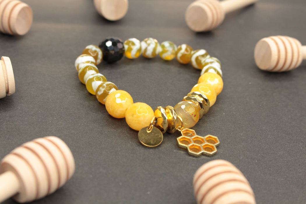 Honeycomb Boho Vibe Bracelet