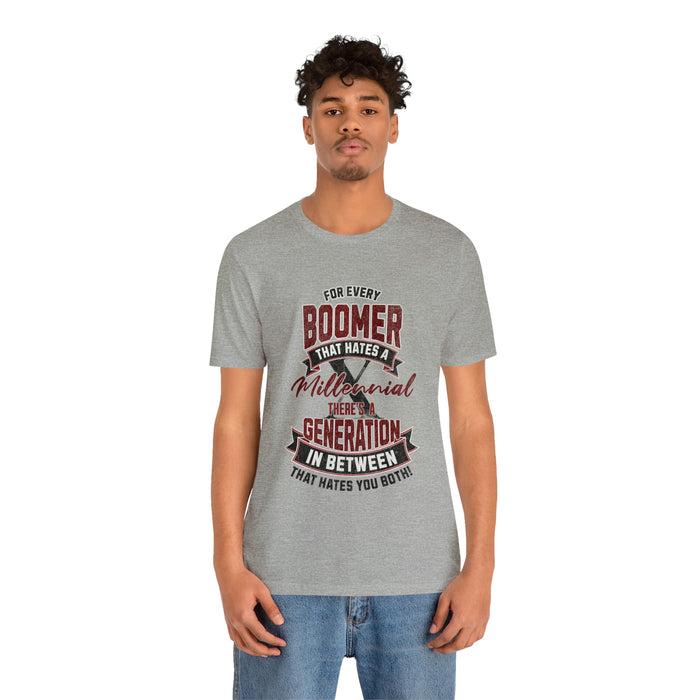 Unisex Jersey Short Sleeve Tee - Boomer