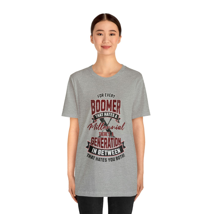 Unisex Jersey Short Sleeve Tee - Boomer