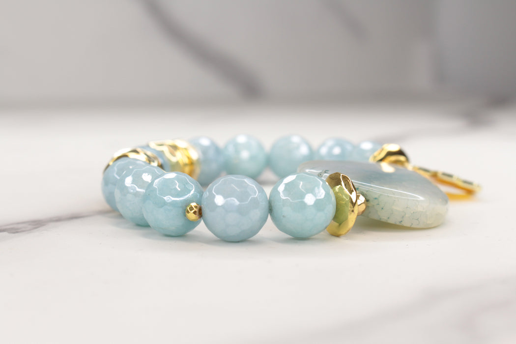 Baby Blue Boho Vibe Bracelet |  CPNS Boutique