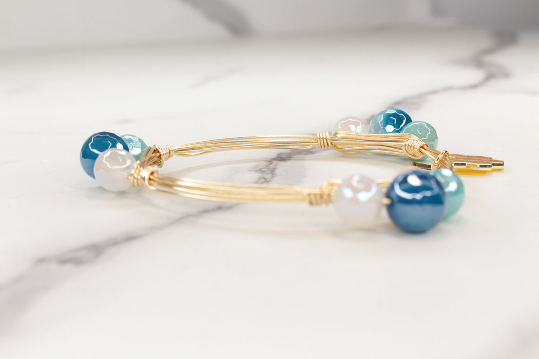 Triple Blue Tibetan Bracelet |  CPNS Boutique