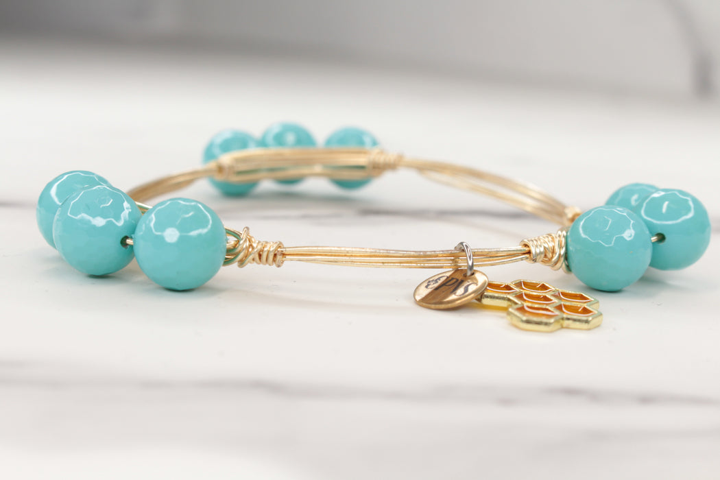 Turquoise Blue Tibetan Bracelet |  CPNS Boutique