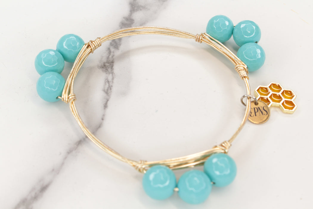 Turquoise Blue Tibetan Bracelet |  CPNS Boutique