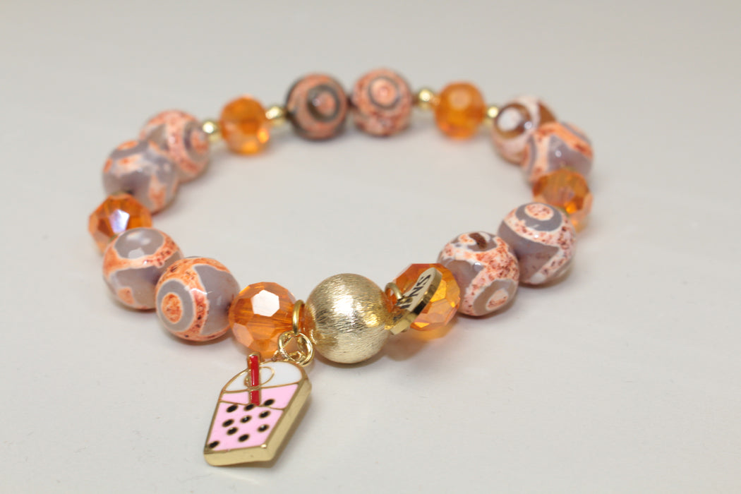 Caramel Boba Boho Vibe Bracelet |  CPNS Boutique