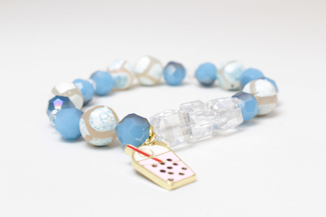 Blue Boba Boho Vibe Bracelet |  CPNS Boutique