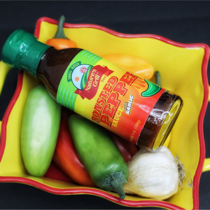 NATURE’S GRILL ® ROASTED RED PEPPER SAUCE | Poquito Mas®