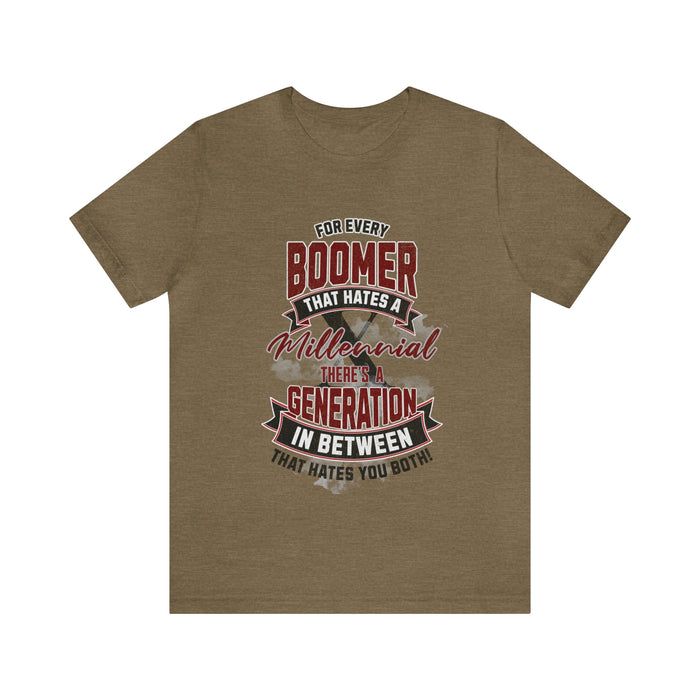 Unisex Jersey Short Sleeve Tee - Boomer