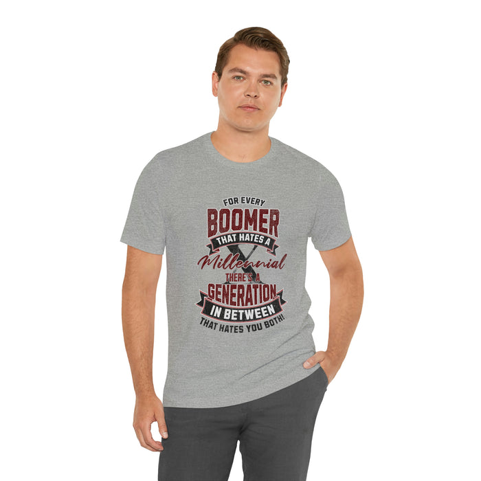 Unisex Jersey Short Sleeve Tee - Boomer