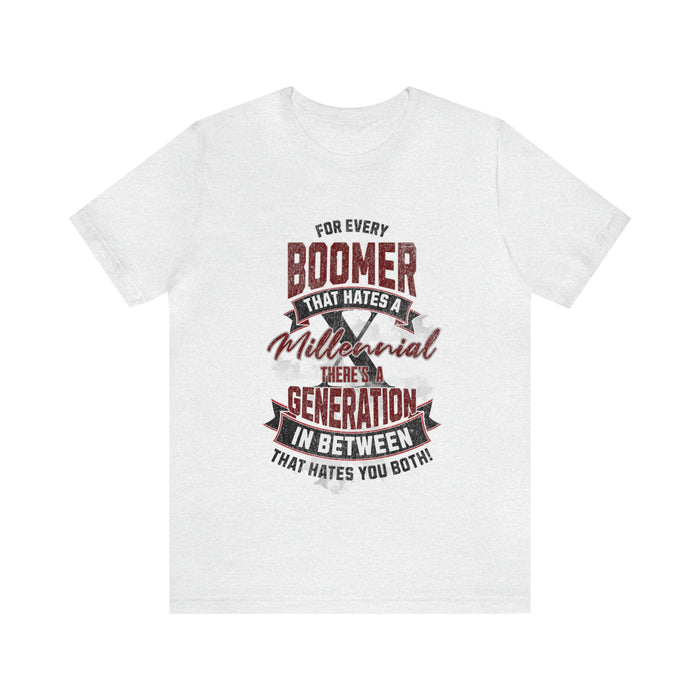 Unisex Jersey Short Sleeve Tee - Boomer