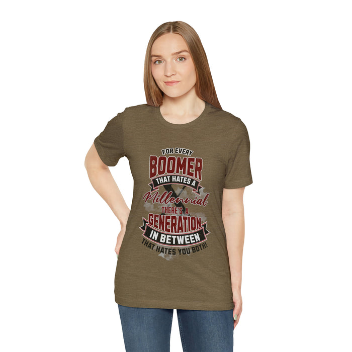 Unisex Jersey Short Sleeve Tee - Boomer