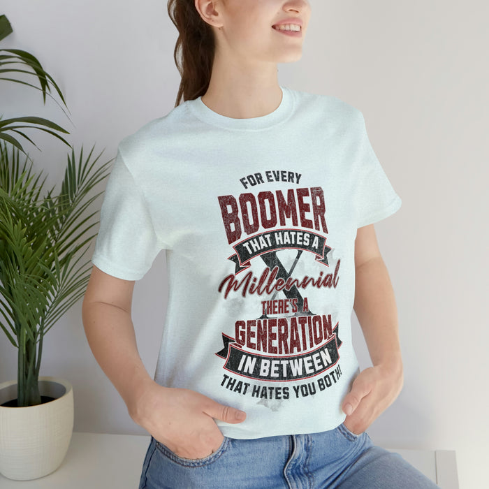 Unisex Jersey Short Sleeve Tee - Boomer