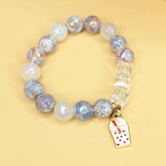 Periwinkle Boba Boho Vibe Bracelet | CPNS Boutique